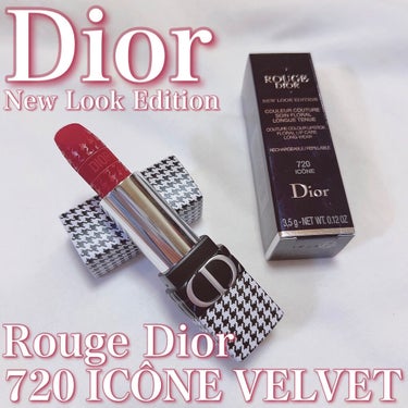 ルージュ ディオール 720 アイコン ベルベット<ニュー ルック エディション>（生産終了）/Dior/口紅を使ったクチコミ（1枚目）