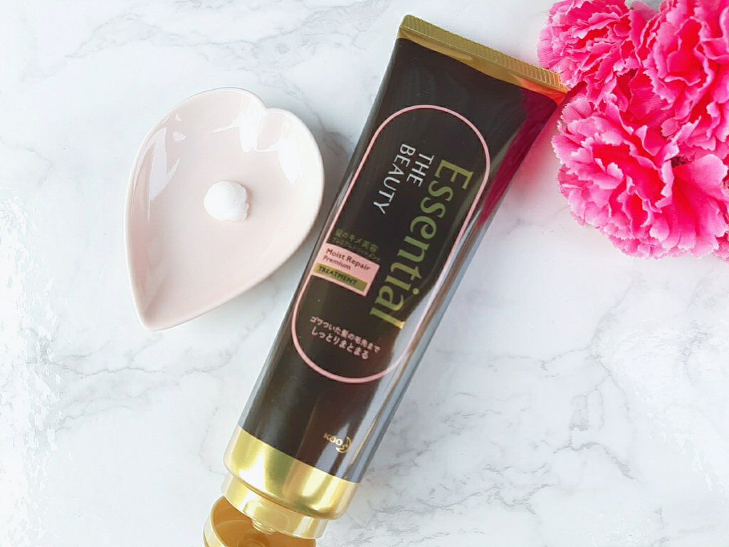 THE BEAUTY 髪のキメ美容プレミアムトリートメント<モイストリペアプレミアム>/エッセンシャル/洗い流すヘアトリートメントを使ったクチコミ(2枚目)