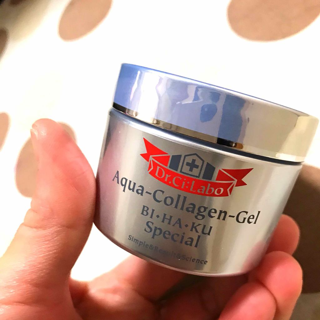 ドクターシーラボⓇ 薬用アクアコラーゲンゲル美白のクチコミ「ドクターシーラボ のオールインワン美白ゲル。

画像は小さい方、4000円くらい。

朝晩使っ.....」（3枚目）
