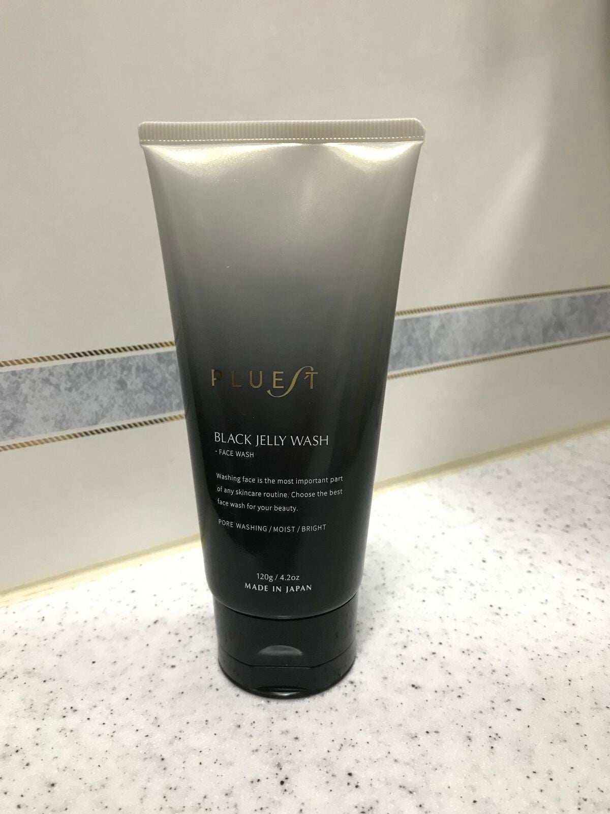 BLACK JELLY WASH(ブラックジェリーウォッシュ)/PLUEST/その他洗顔料を使ったクチコミ(1枚目)