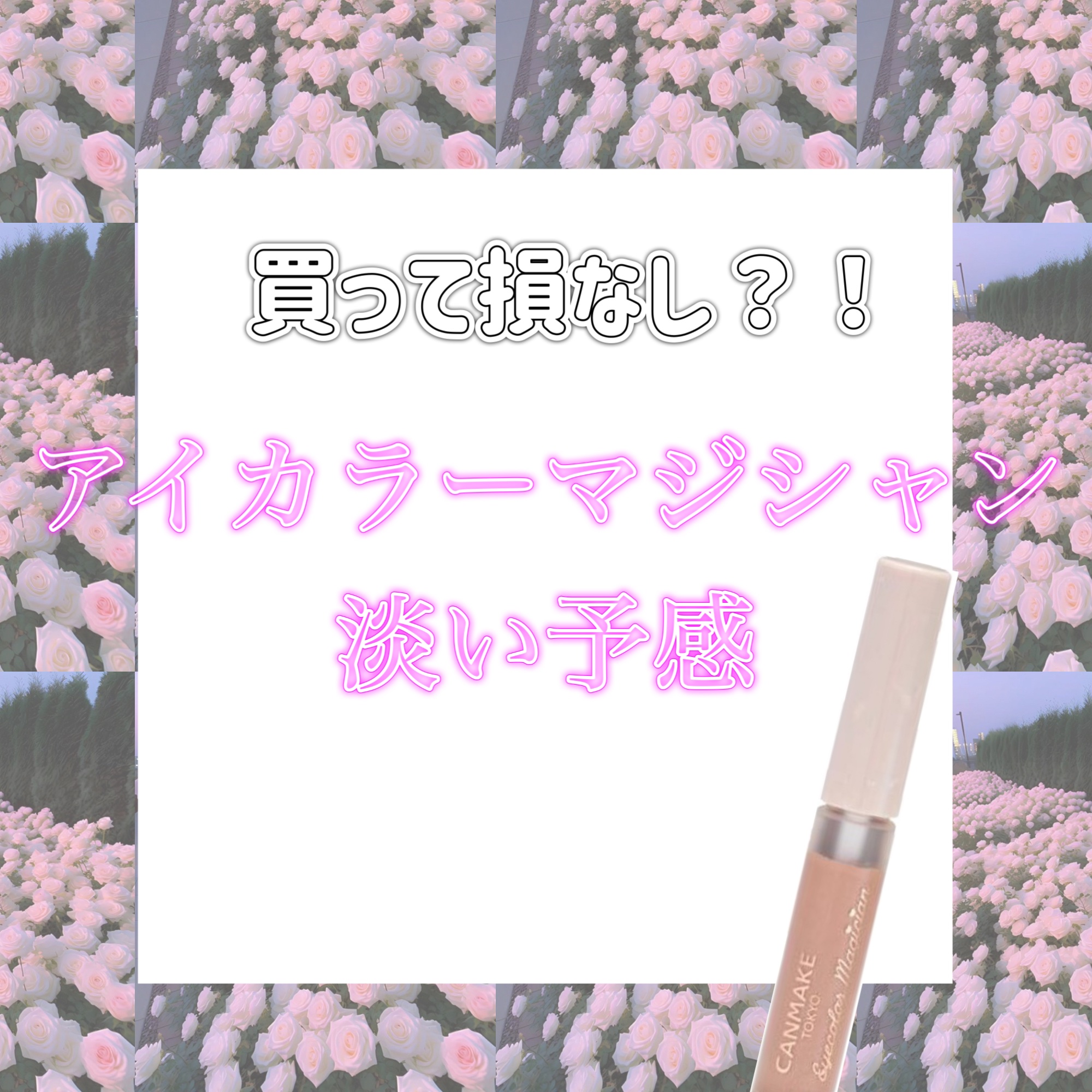 アイカラーマジシャン/キャンメイク/アイシャドウを使ったクチコミ（1枚目）