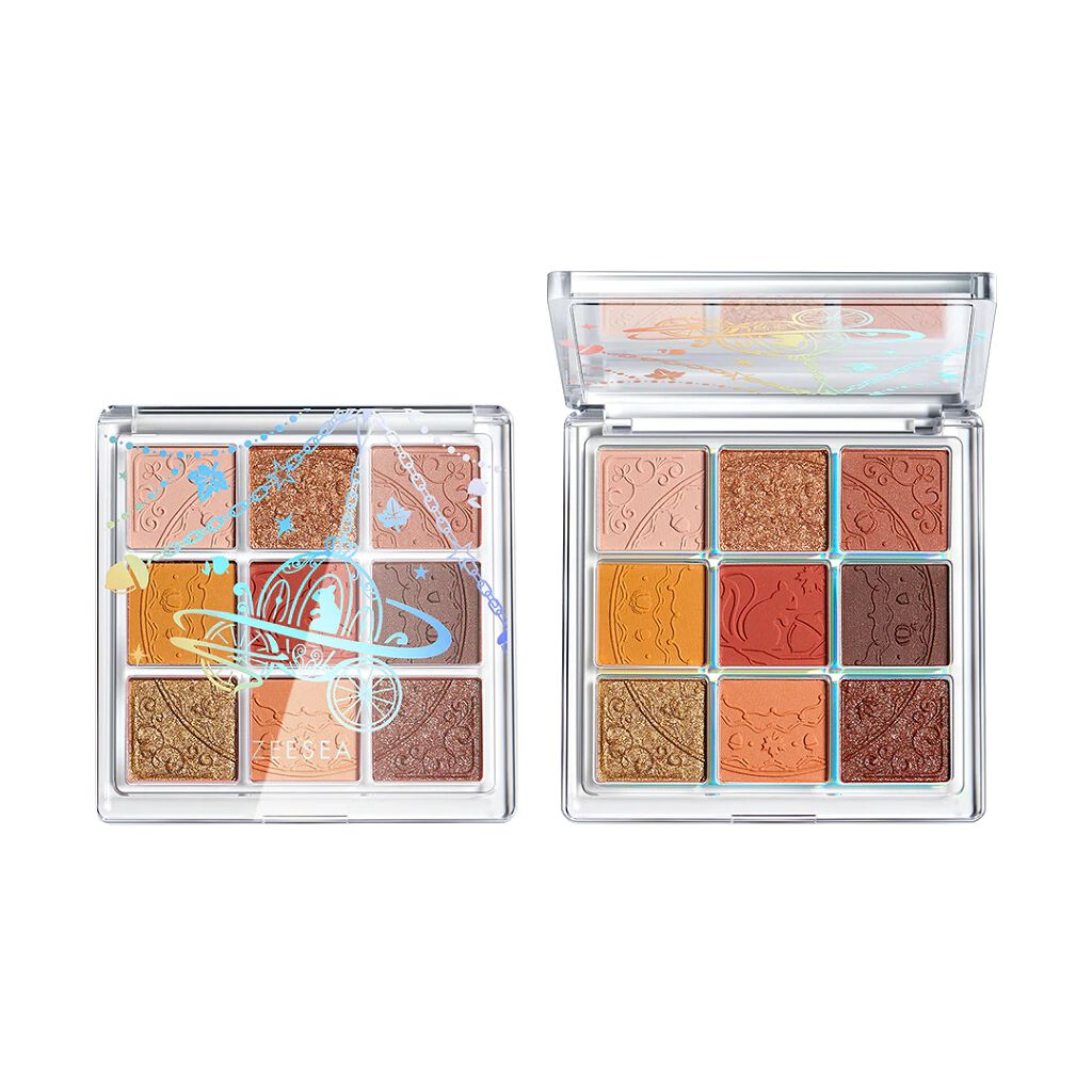 クォーツ 9色アイシャドウパレット(ドリームランドアイシャドウ) J13 ハチミツパンプキン