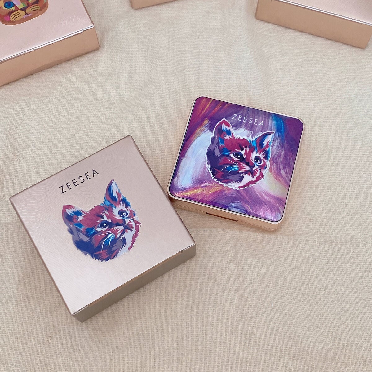 アニマルアイシャドウ(4シェード)/ZEESEA/アイシャドウパレットを使ったクチコミ(2枚目)