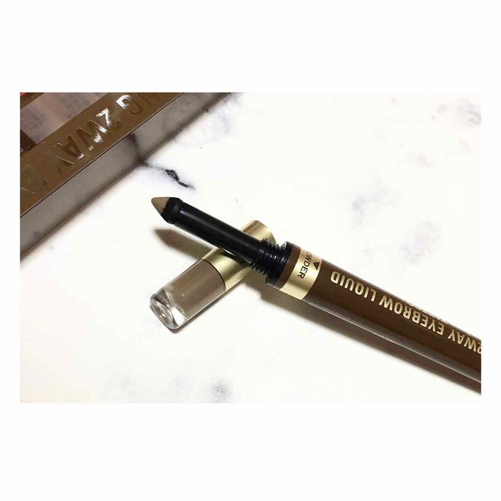 ラスティングツーウェイアイブロウ リキッド(旧)/K-パレット/リキッドアイブロウを使ったクチコミ(3枚目)