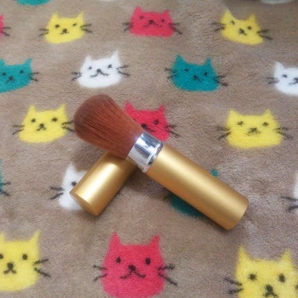 ごくふわっ春姫スライド式携帯メイクブラシ/DAISO/メイクブラシを使ったクチコミ(1枚目)