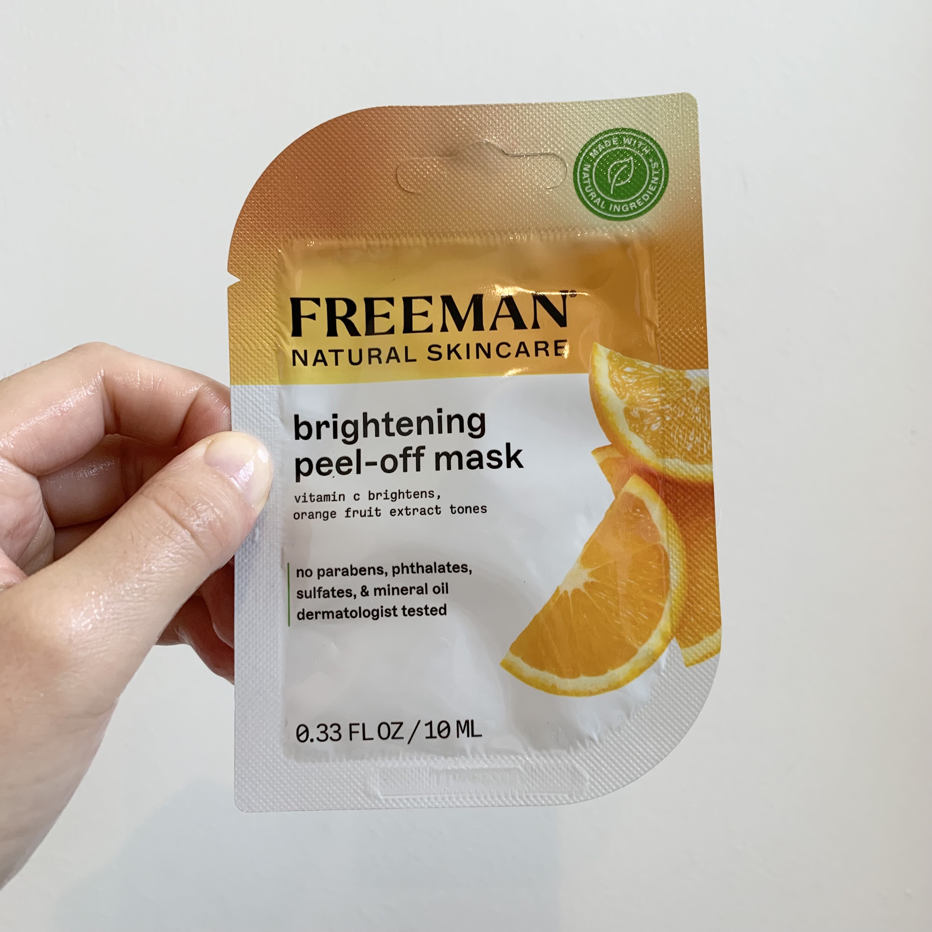 Freeman Beauty brightening peel-off mask