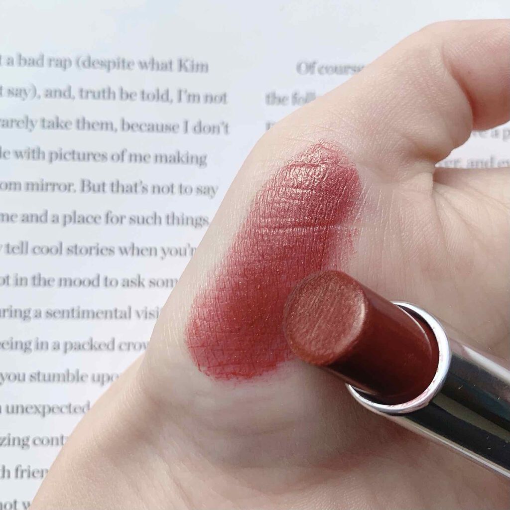 ランテルディ・リップスティック No.117 ファイア・コッパー/GIVENCHY/口紅を使ったクチコミ（2枚目）