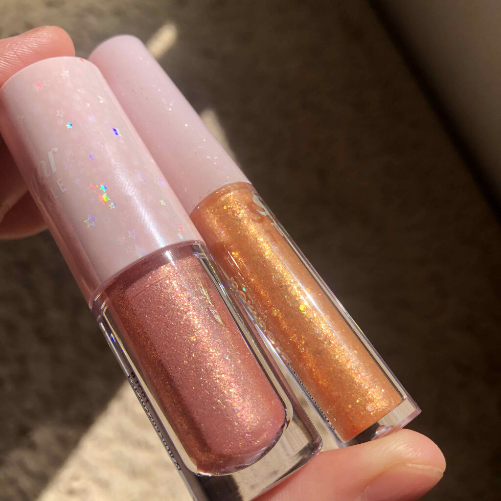 シュガー トゥインクル リキッド シャドウ/PERIPERA/リキッドアイシャドウを使ったクチコミ（1枚目）