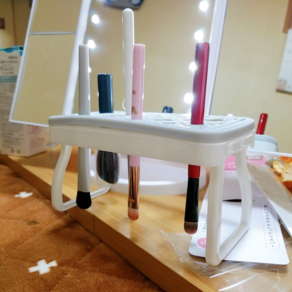 歯ブラシ型メイクブラシ/DAISO/メイクブラシを使ったクチコミ(2枚目)