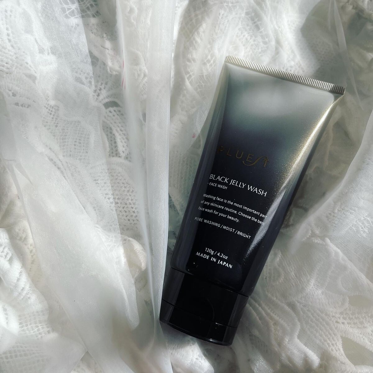 BLACK JELLY WASH（ブラックジェリーウォッシュ）/PLUEST/その他洗顔料を使ったクチコミ（2枚目）