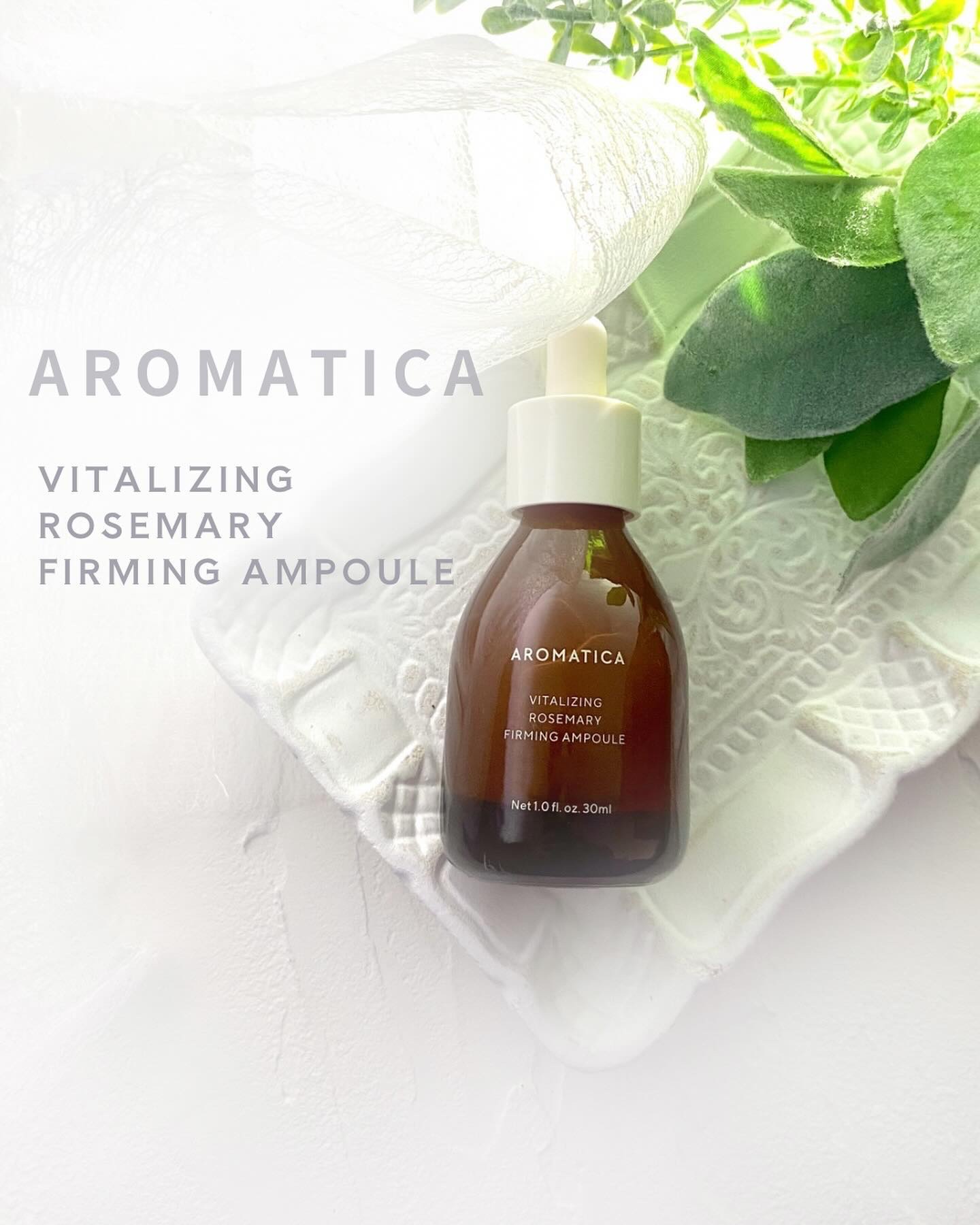 バイタライジング ローズマリー ファーミング アンプル/AROMATICA/美容液を使ったクチコミ（1枚目）