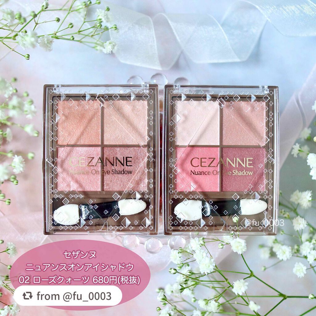 ニュアンスオンアイシャドウ/CEZANNE/アイシャドウパレットを使ったクチコミ(3枚目)