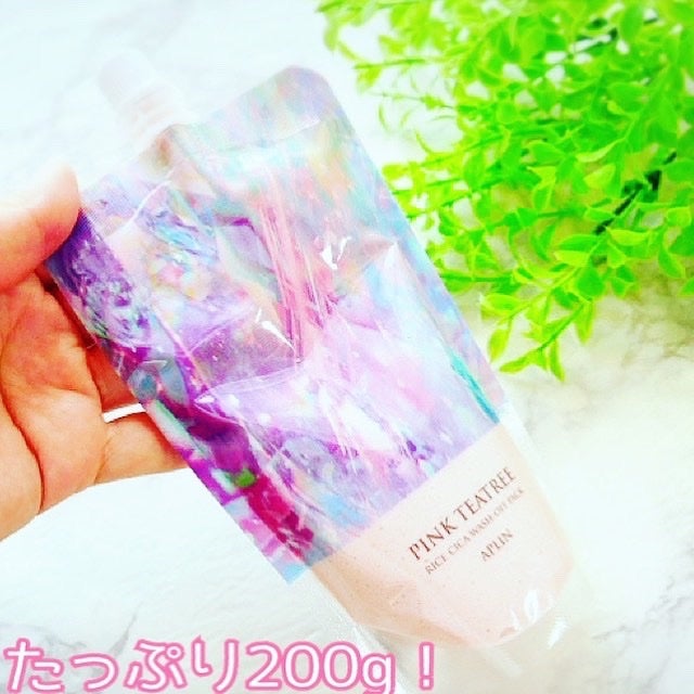 ピンクティーツリーライスシカウォッシュオフパック/APLIN/洗い流すパック・マスクを使ったクチコミ(8枚目)