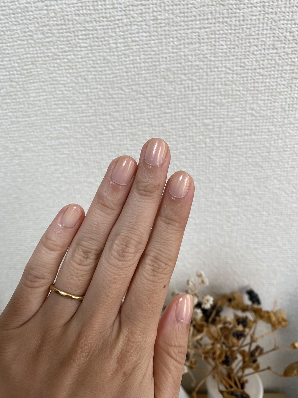 カラーベースコート ゼロ/uka/オールインワンネイルを使ったクチコミ（2枚目）