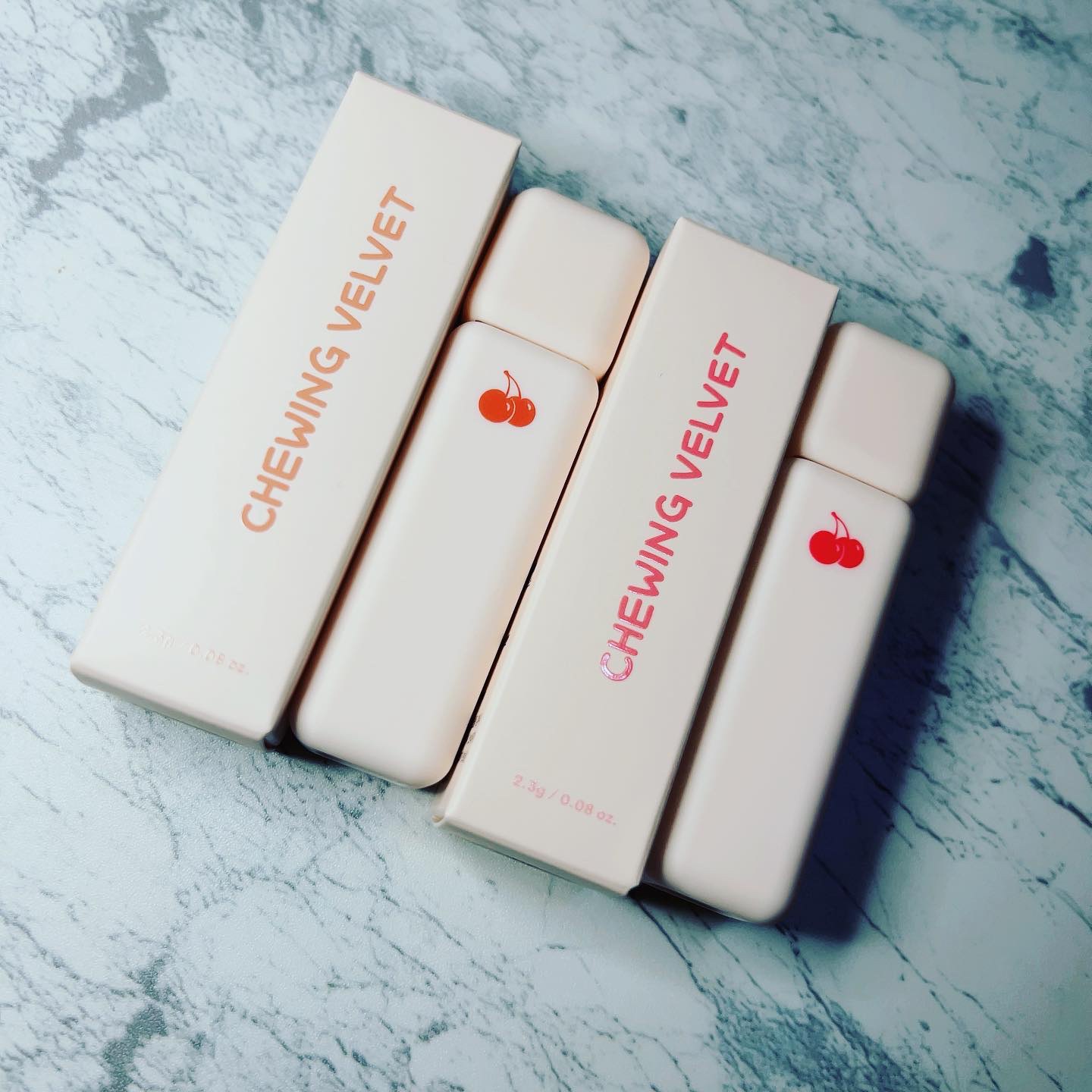 チューインガムベルベットティント/KIRSH(キルシー)/リップティントを使ったクチコミ（2枚目）