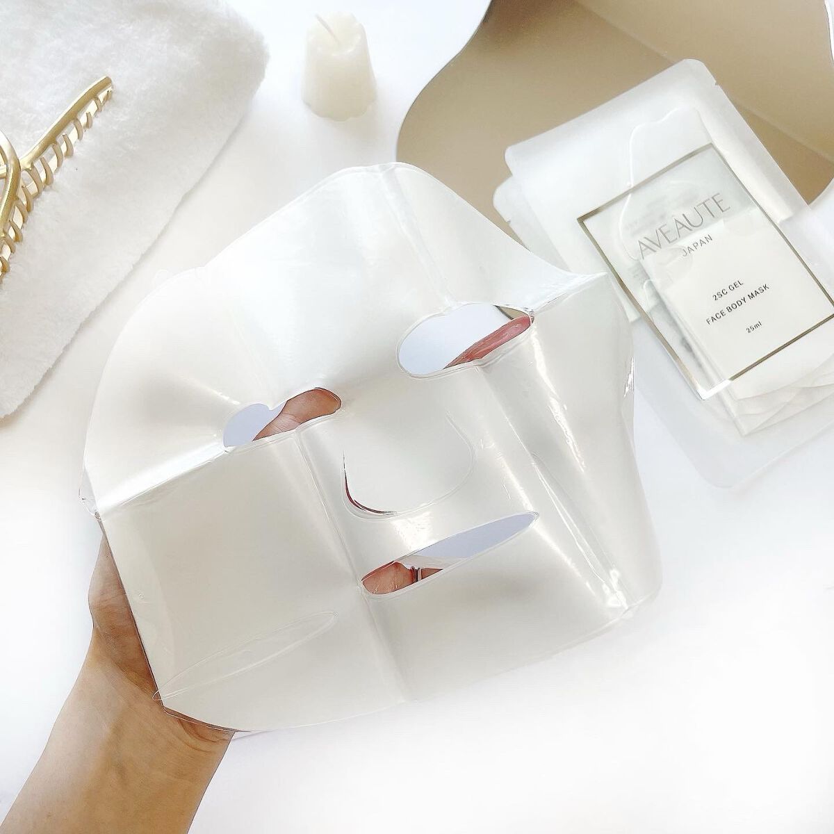 2SC GEL FACE BODY MASK/AVEAUTE/シートマスク・パックを使ったクチコミ（3枚目）