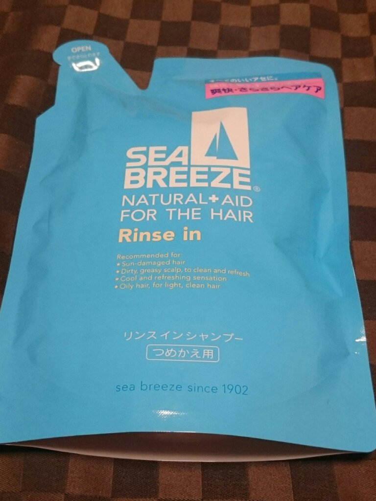 リンスインシャンプー つめかえ用 400ml/シーブリーズ/市販シャンプーを使ったクチコミ（1枚目）