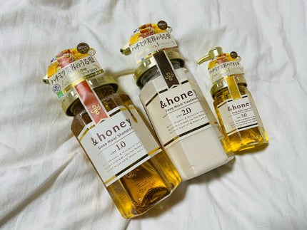 ディープモイスト シャンプー1.0/ヘアトリートメント2.0/&honey/市販シャンプーを使ったクチコミ(1枚目)