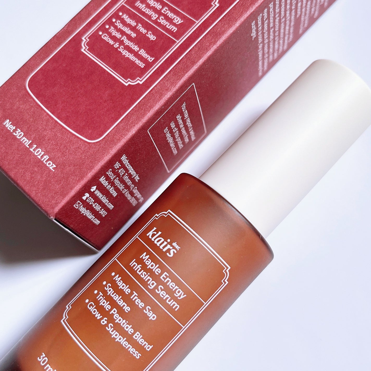 メープルエナジーインフュージングセラム/Klairs/美容液を使ったクチコミ(3枚目)