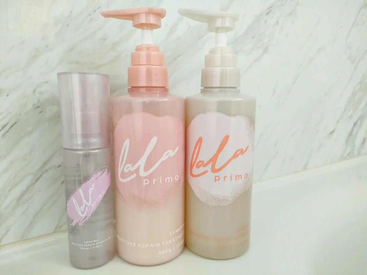 ララプリモ モイスチャーリペア シャンプー／トリートメント/ララプリモ /市販シャンプーを使ったクチコミ（1枚目）