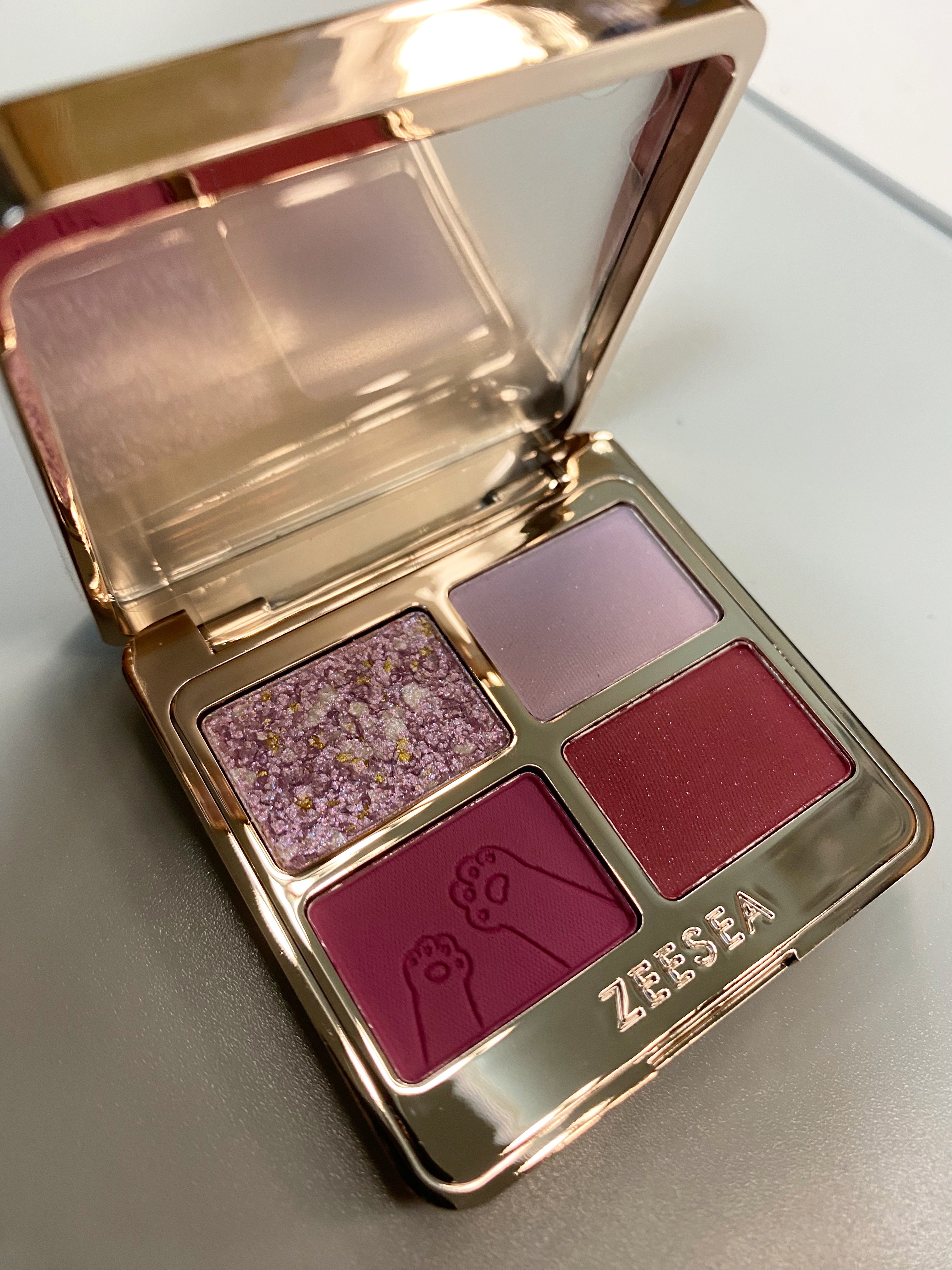 アニマルアイシャドウ(4シェード)/ZEESEA/アイシャドウパレットを使ったクチコミ（2枚目）