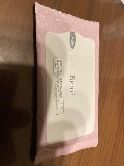 ふくだけコットン うるおいリッチ うるっとモイスト/ビオレ/クレンジングシートを使ったクチコミ(1枚目)