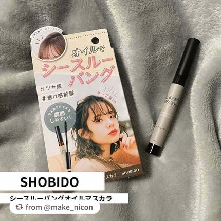 シースルーバングオイルマスカラ/SHOBIDO/ヘアワックス・クリームを使ったクチコミ(1枚目)