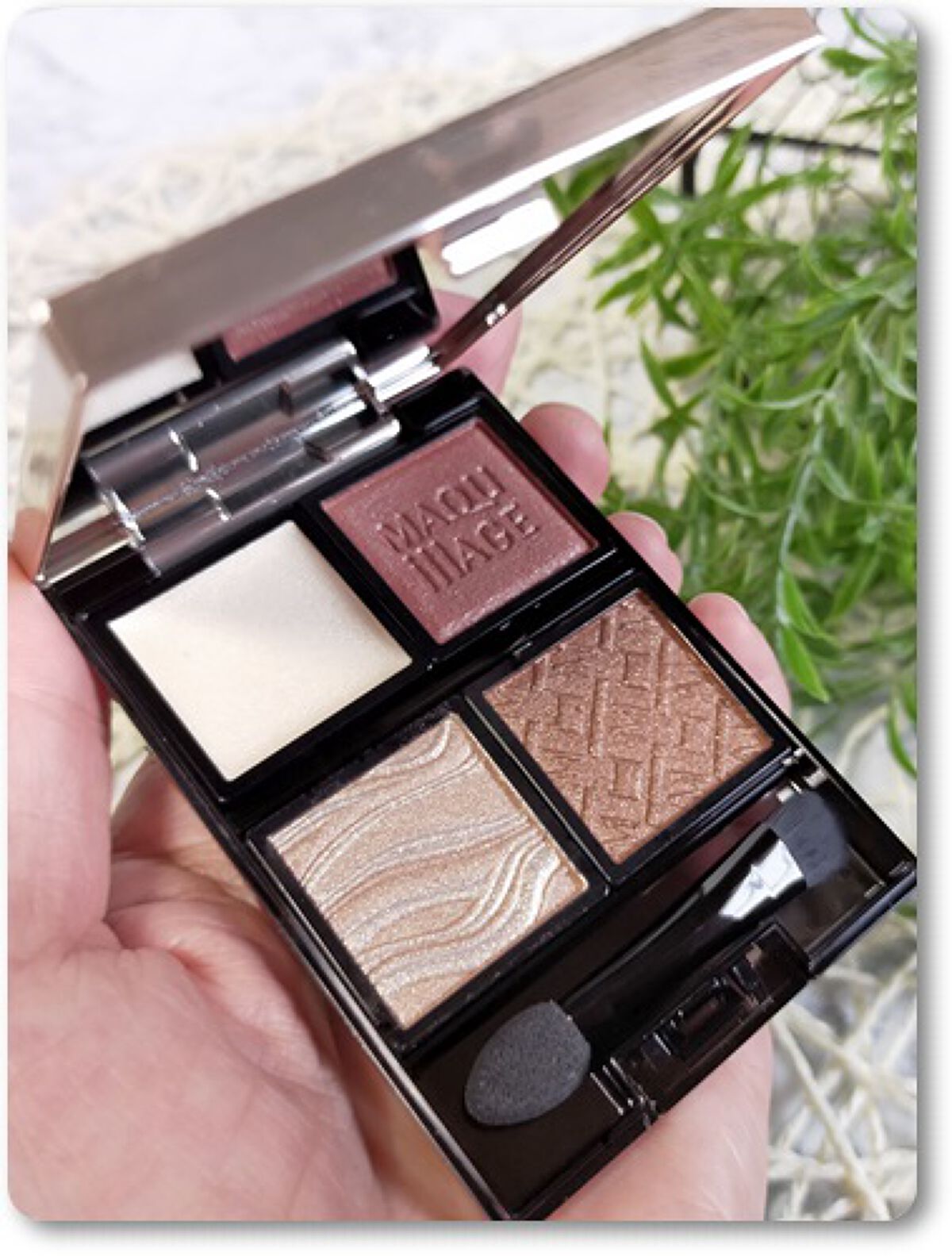 ドラマティックアイカラー (パウダー)/(クリーム)/マキアージュ/アイシャドウパレットを使ったクチコミ(1枚目)