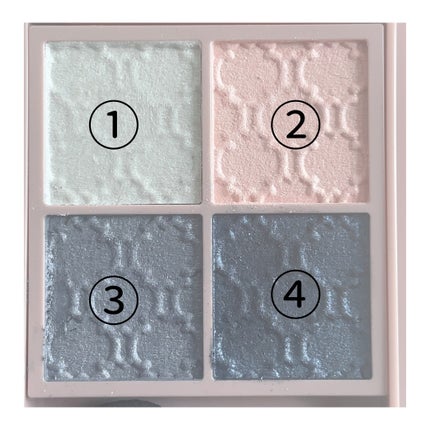 グロッシーリッチ アイズ N BL-8 スモーキーネイビー系/Visée/アイシャドウパレットの画像