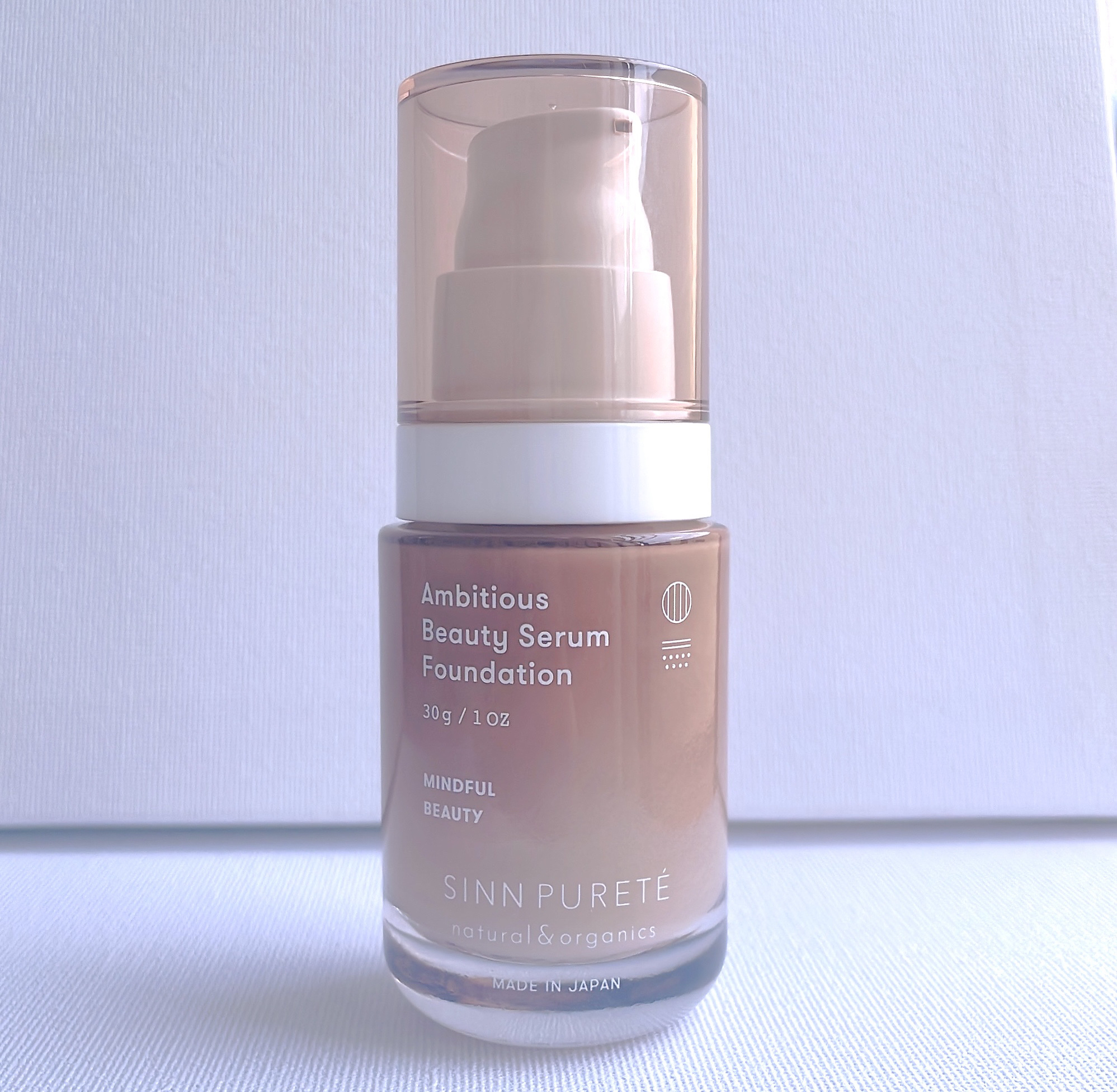 アンビシャス ビューティーセラムファンデーション 01/SINN PURETÉ/リキッドファンデーションを使ったクチコミ（3枚目）