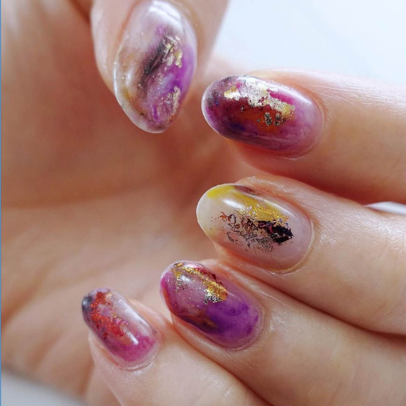 ネイルホイル/セリア/ネイルシールを使ったクチコミ(2枚目)