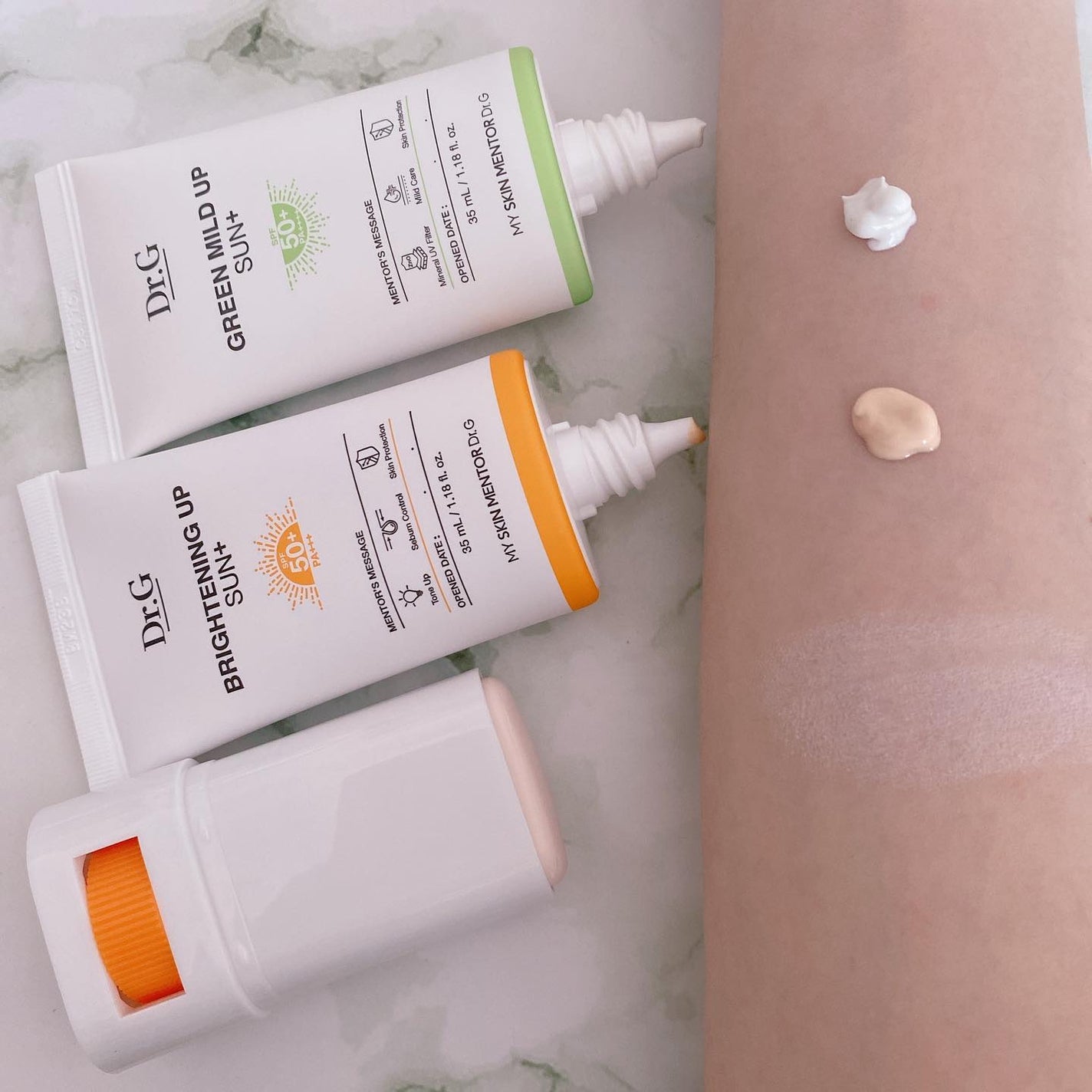 ブライトニングアップサンプラス/Dr.G/日焼け止めクリームを使ったクチコミ(5枚目)