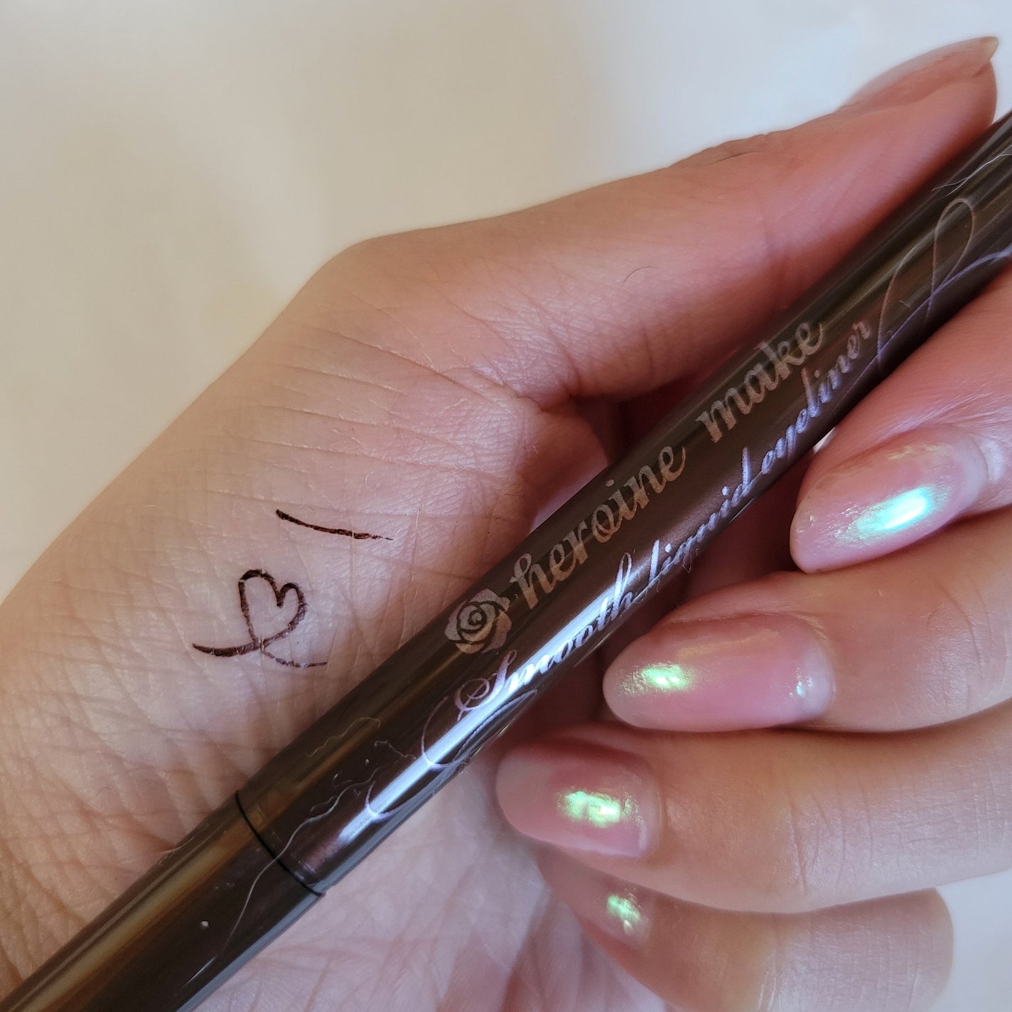 スムースリキッドアイライナー スーパーキープ/ヒロインメイク/リキッドアイライナーを使ったクチコミ(2枚目)