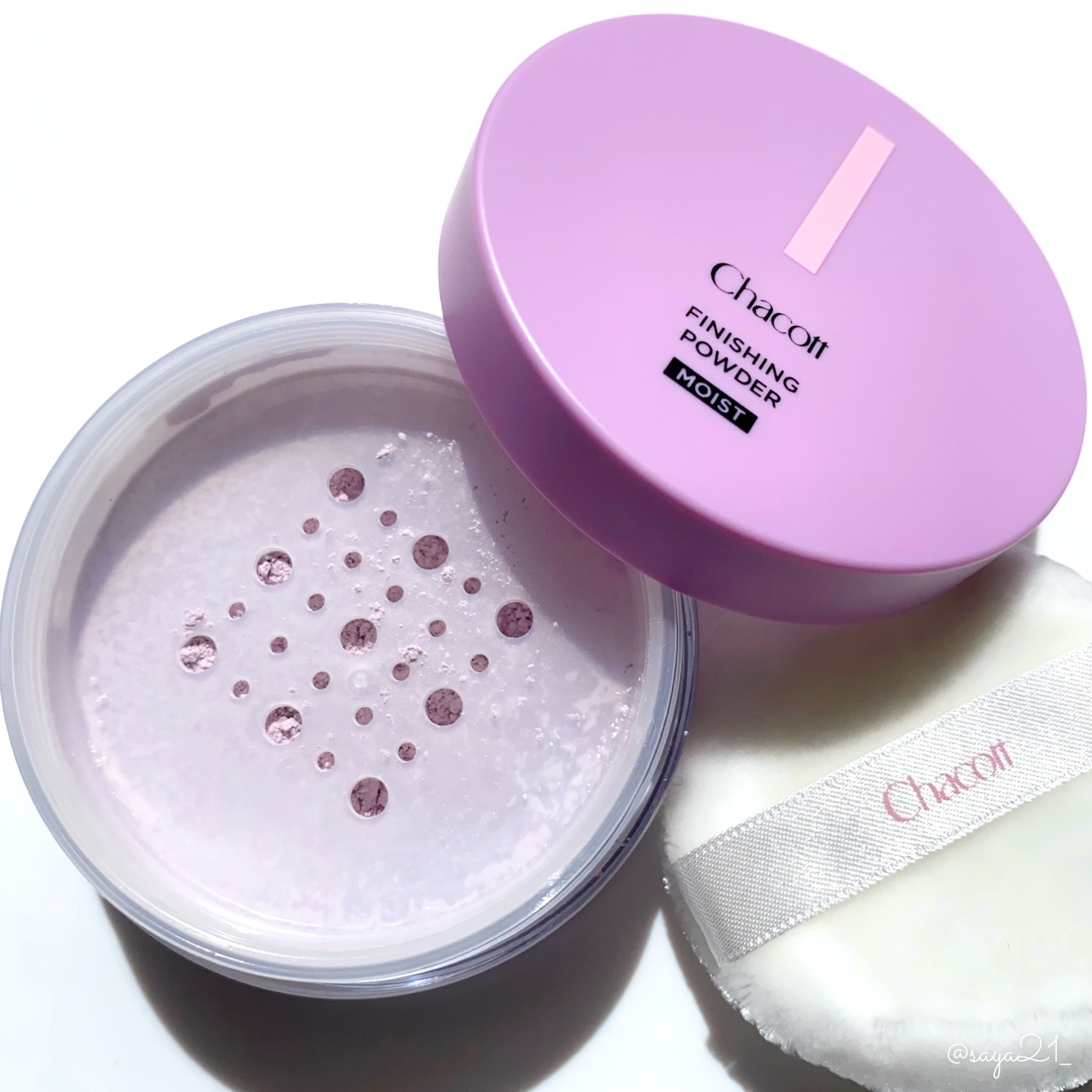 チャコット フィニッシングパウダー モイスト/チャコット・コスメティクス/ルースパウダーを使ったクチコミ（1枚目）