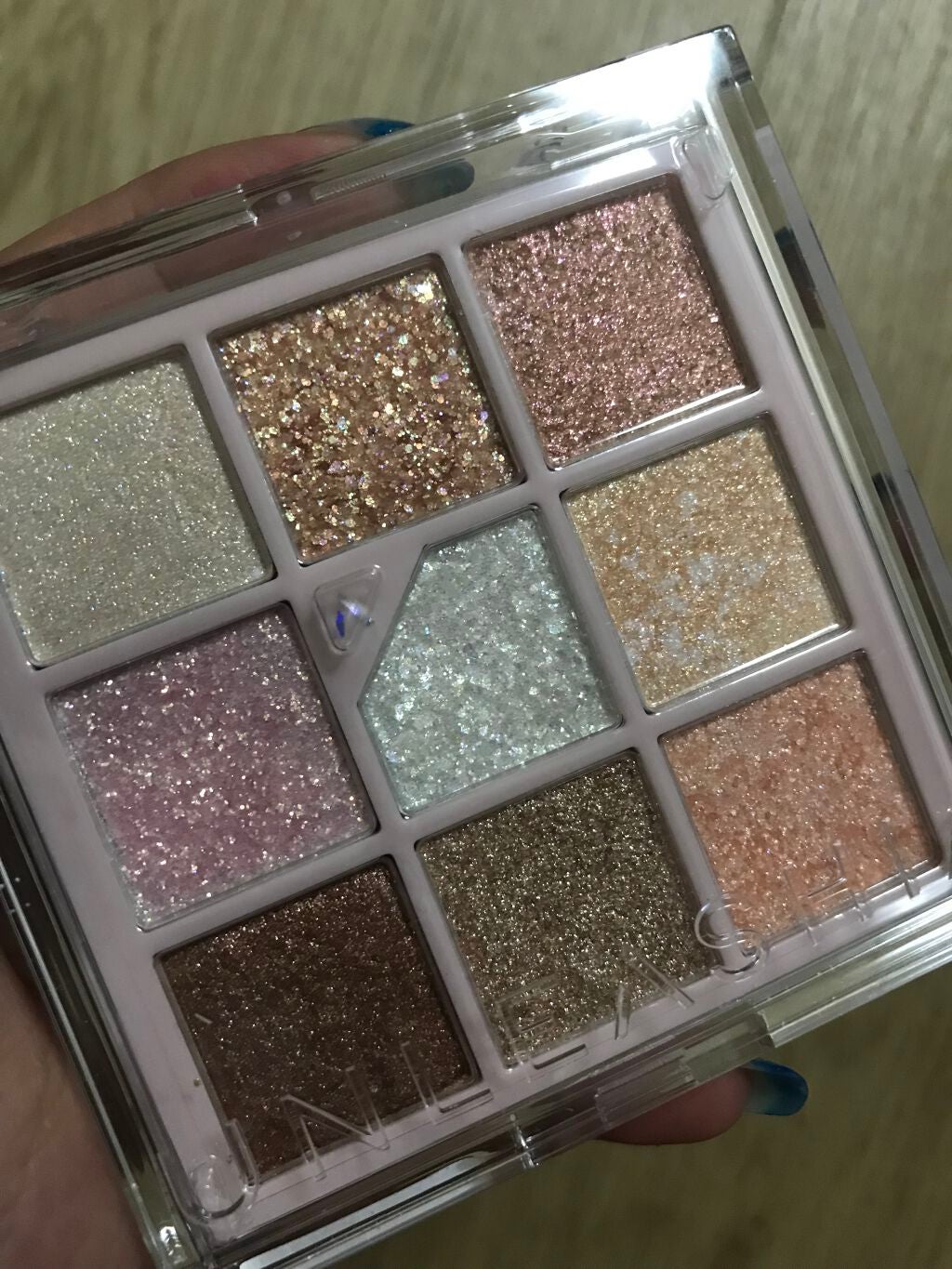 グリッターペディアアイパレット/unleashia/アイシャドウパレットを使ったクチコミ(5枚目)