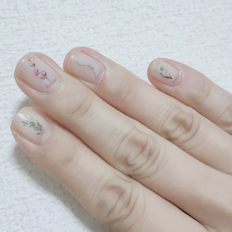 しずくウォーターネイルシール/キャンドゥ/ネイルシールを使ったクチコミ(3枚目)