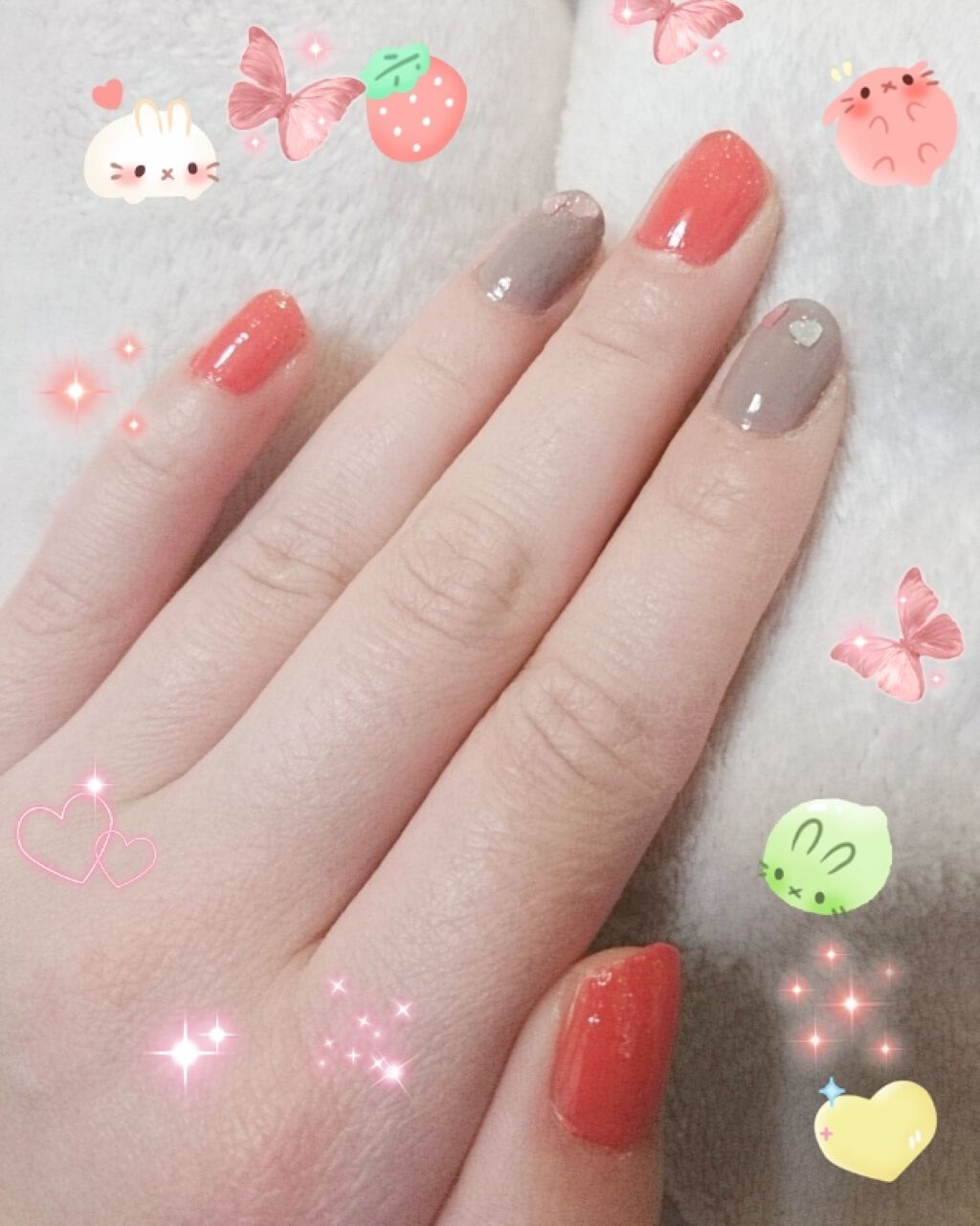 キキララ ネイル/DAISO/マニキュアを使ったクチコミ(1枚目)