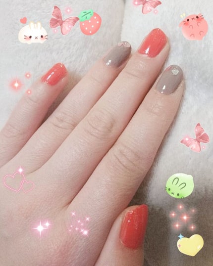 キキララ ネイル/DAISO/マニキュアを使ったクチコミ(1枚目)