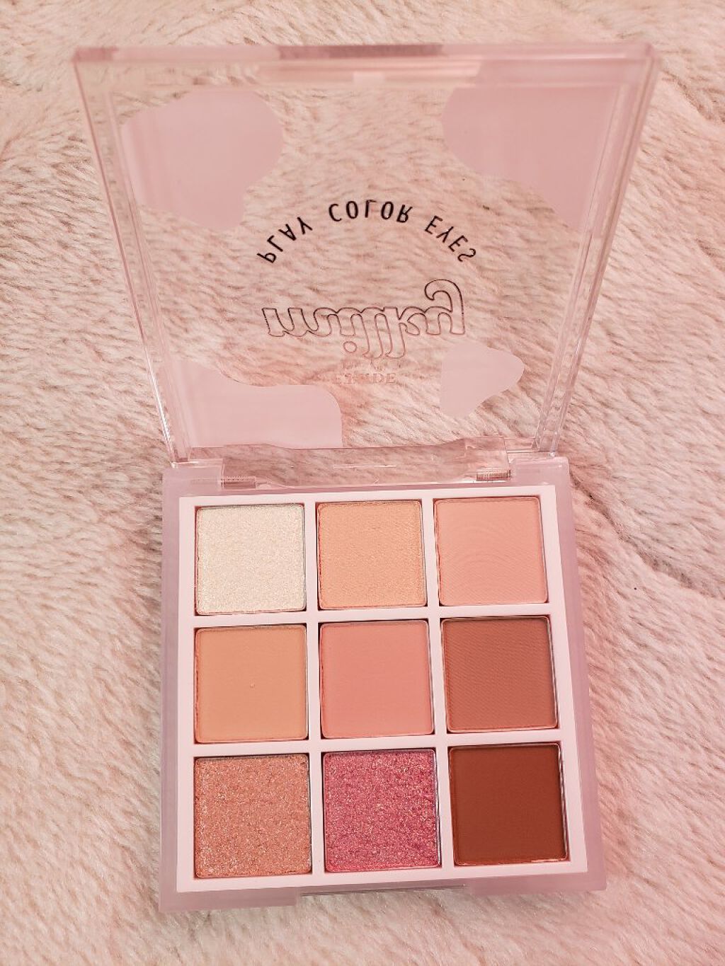 プレイカラーアイズ ≪ミルキーコレクション≫/ETUDE/アイシャドウパレットを使ったクチコミ(5枚目)