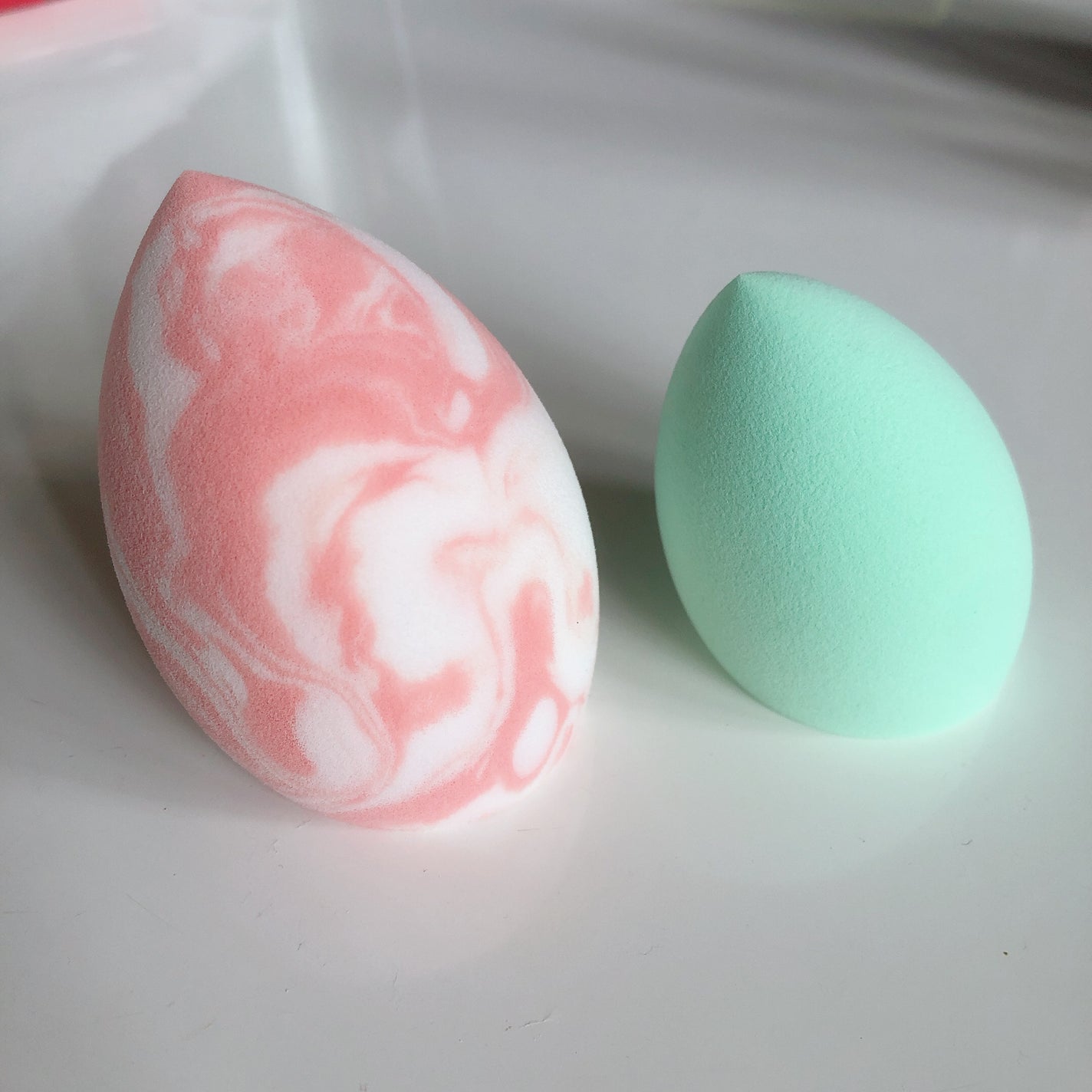 パフ (炭入り・しずく型)/DAISO/パフ・スポンジを使ったクチコミ(2枚目)