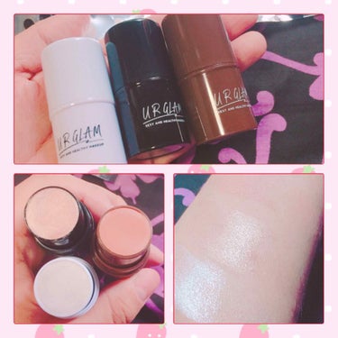 UR GLAM　FACE GLOSS STICK/U R GLAM/ジェル・クリームチークを使ったクチコミ（1枚目）