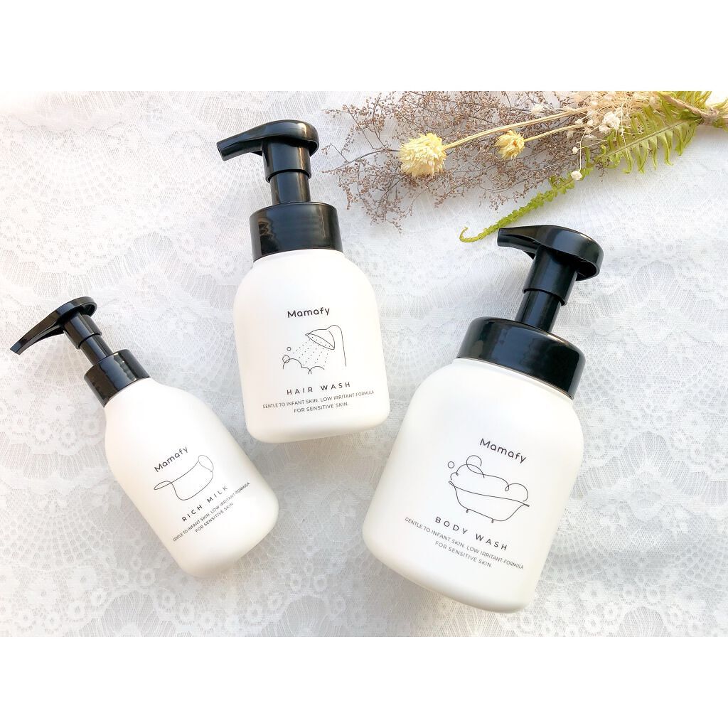 すっきり泡ヘアウォッシュ/Mamafy/市販シャンプーを使ったクチコミ（1枚目）