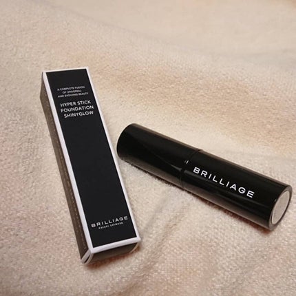 ハイパースティックファンデーション シャイニーグロウ /ブリリアージュ/その他ファンデーションを使ったクチコミ(6枚目)