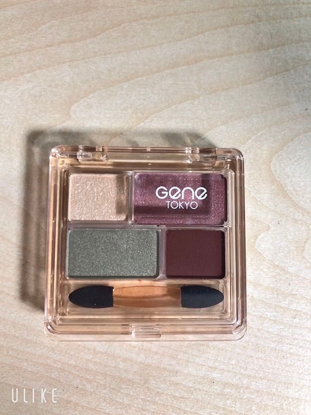 リラクシーアイシャドウ/GENE TOKYO/アイシャドウパレットを使ったクチコミ(4枚目)