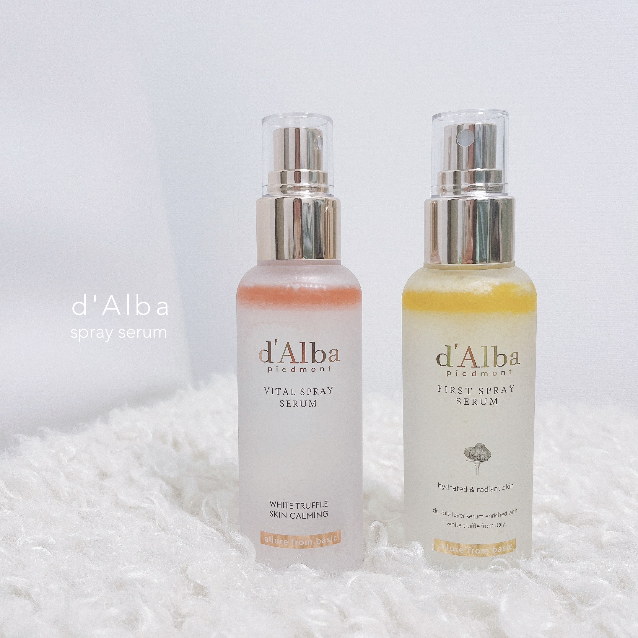 ダルバ ホワイトトリュフファーストスプレーセラム/ダルバ/ミスト状化粧水を使ったクチコミ（1枚目）