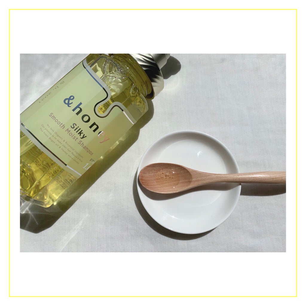 シルキー スムースモイスチャー シャンプー 1.0/ヘアトリートメント 2.0/&honey/市販シャンプーを使ったクチコミ(7枚目)