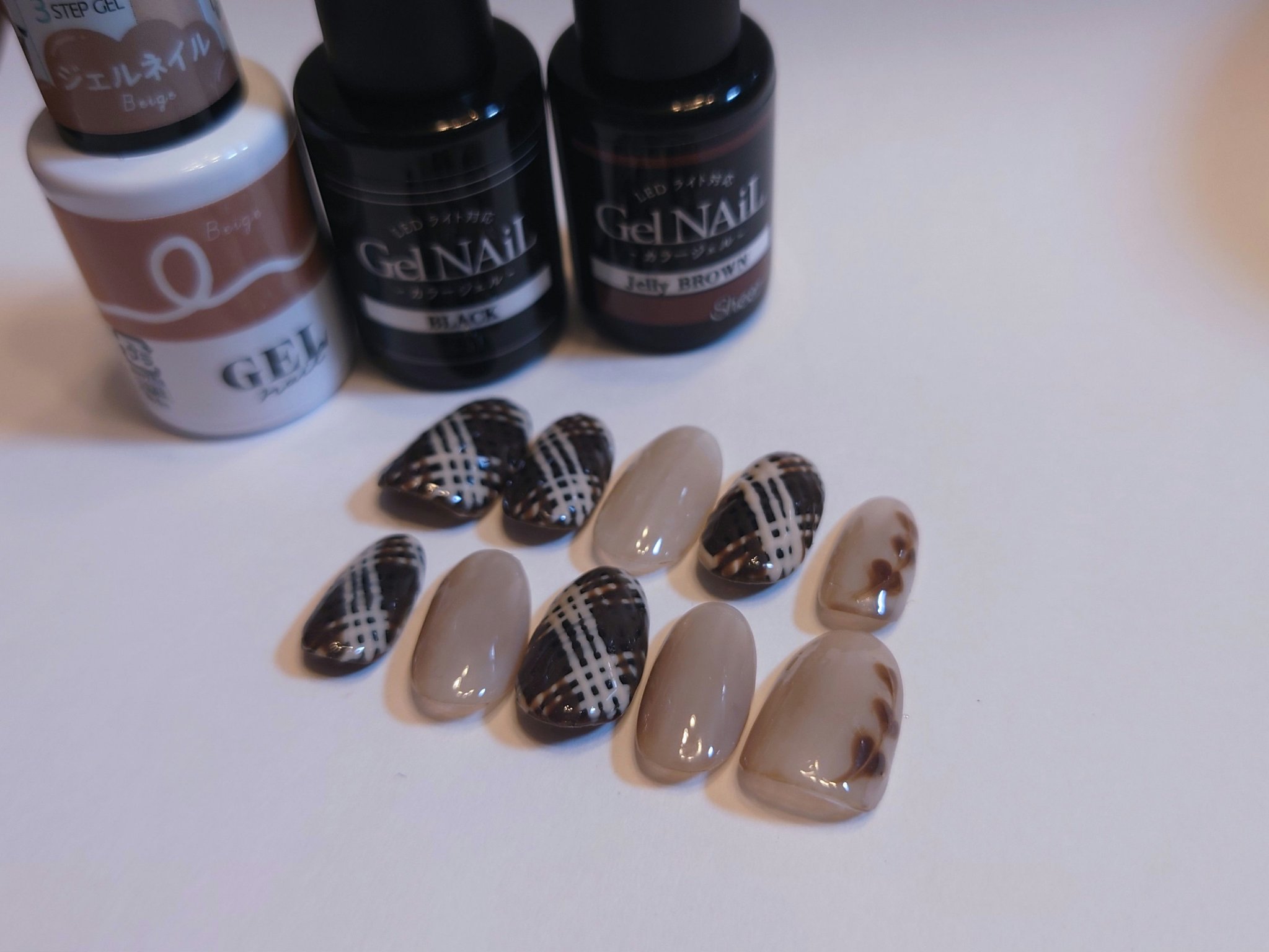 BRG ジェルネイル 15 ベージュ/DAISO/ジェルネイルを使ったクチコミ（1枚目）