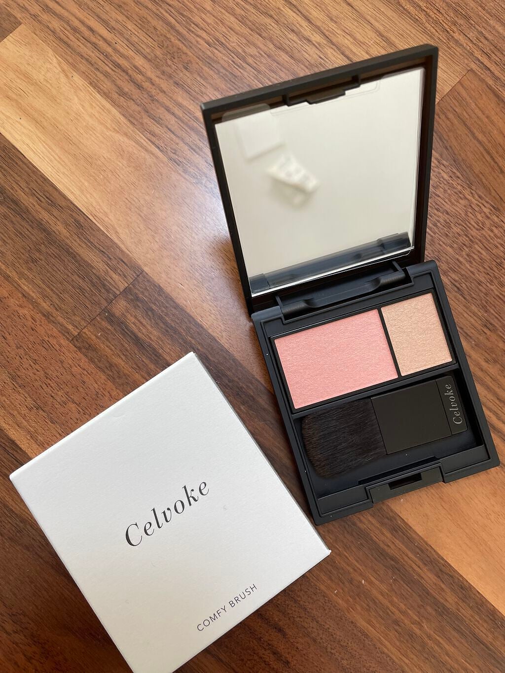 セルヴォーク カムフィー ブラッシュ/Celvoke/パウダーチークを使ったクチコミ(1枚目)