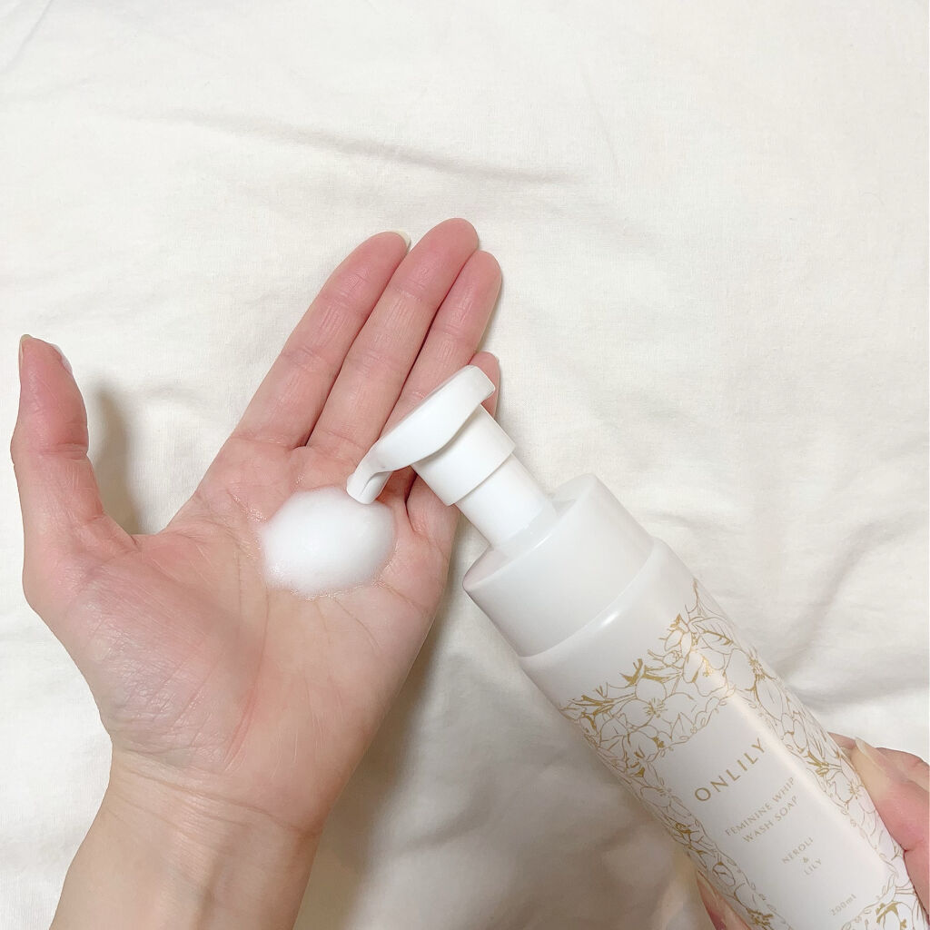 onlilyフェミニンホイップウォッシュソープ/ONLILY/デリケートゾーンケアを使ったクチコミ（3枚目）