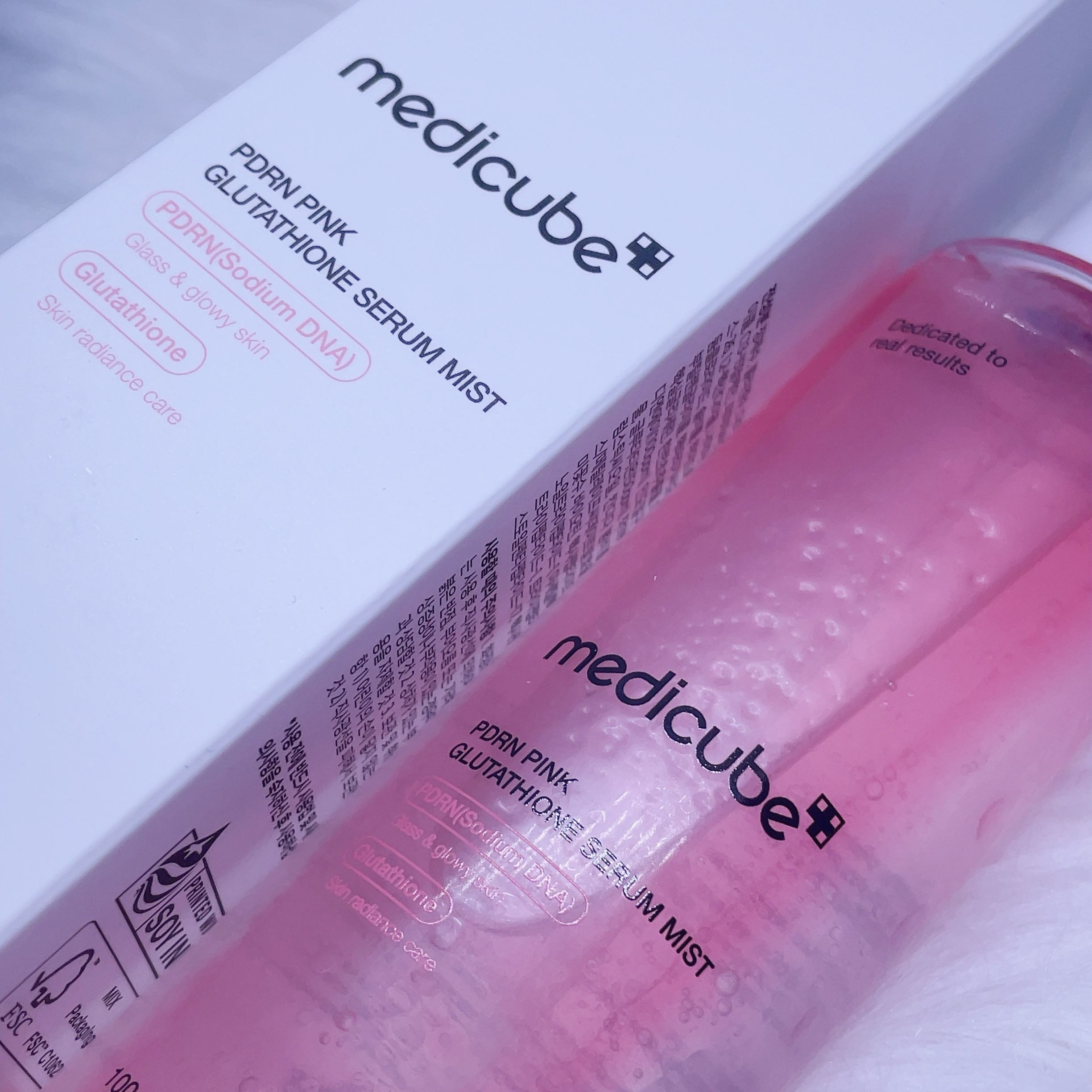 PDRNピンクセラムミスト/MEDICUBE/美容液を使ったクチコミ（1枚目）